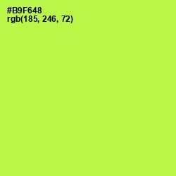 #B9F648 - Conifer Color Image