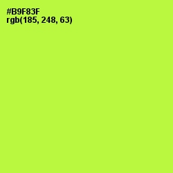 #B9F83F - Green Yellow Color Image