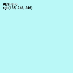 #B9F8F6 - Charlotte Color Image