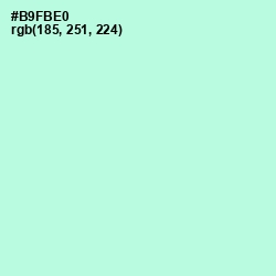 #B9FBE0 - Ice Cold Color Image