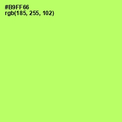 #B9FF66 - Conifer Color Image