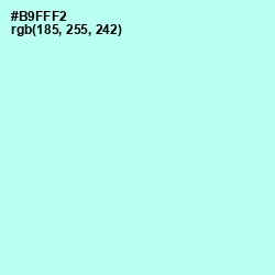 #B9FFF2 - Ice Cold Color Image