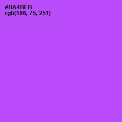 #BA4BFB - Lavender Color Image