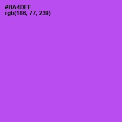 #BA4DEF - Lavender Color Image