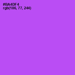#BA4DF4 - Lavender Color Image