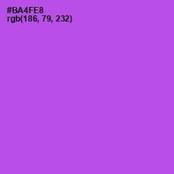 #BA4FE8 - Lavender Color Image