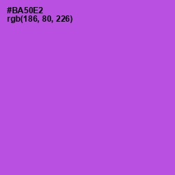 #BA50E2 - Amethyst Color Image