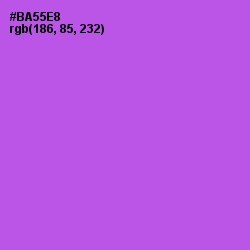 #BA55E8 - Lavender Color Image