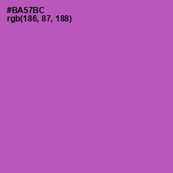 #BA57BC - Wisteria Color Image