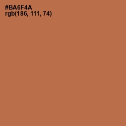 #BA6F4A - Santa Fe Color Image