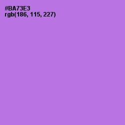 #BA73E3 - Lavender Color Image