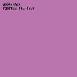 #BA74AD - Wisteria Color Image