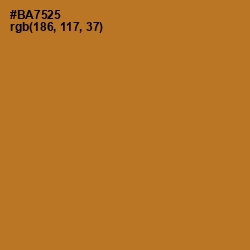 #BA7525 - Copper Color Image