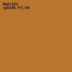 #BA752D - Copper Color Image
