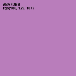 #BA7DBB - Lavender Purple Color Image