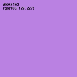 #BA81E3 - Dull Lavender Color Image