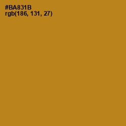 #BA831B - Hot Toddy Color Image
