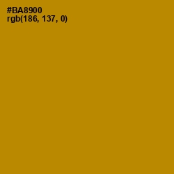#BA8900 - Hot Toddy Color Image