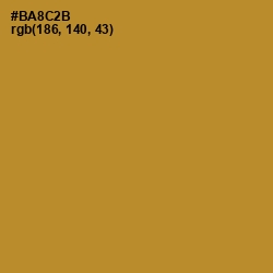 #BA8C2B - Marigold Color Image