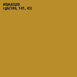 #BA8D2B - Marigold Color Image