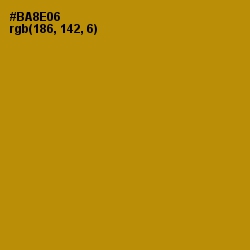 #BA8E06 - Hot Toddy Color Image