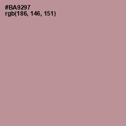 #BA9297 - Thatch Color Image