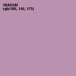 #BA92AF - Amethyst Smoke Color Image