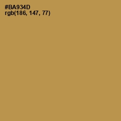 #BA934D - Muddy Waters Color Image