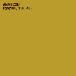 #BA9C2D - Marigold Color Image