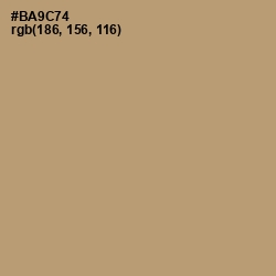 #BA9C74 - Sandrift Color Image
