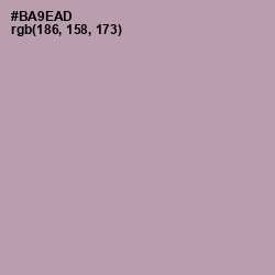 #BA9EAD - Amethyst Smoke Color Image