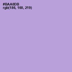 #BAA0DB - Cold Purple Color Image