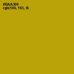 #BAA309 - Sahara Color Image