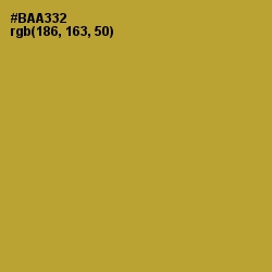 #BAA332 - Lemon Ginger Color Image