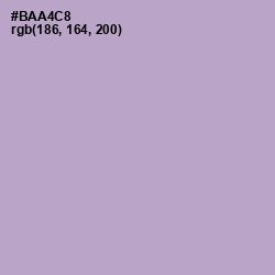 #BAA4C8 - London Hue Color Image