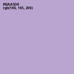 #BAA5D0 - London Hue Color Image
