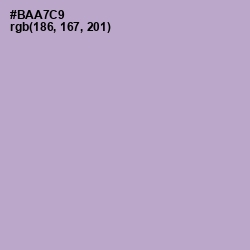 #BAA7C9 - London Hue Color Image