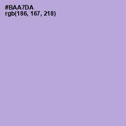 #BAA7DA - Cold Purple Color Image
