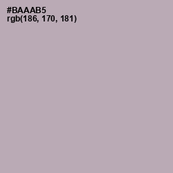 #BAAAB5 - Nobel Color Image