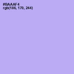 #BAAAF4 - Biloba Flower Color Image