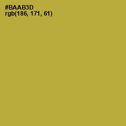 #BAAB3D - Lemon Ginger Color Image