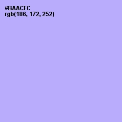 #BAACFC - Biloba Flower Color Image