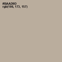 #BAAD9D - Taupe Gray Color Image