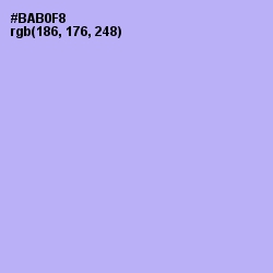 #BAB0F8 - Biloba Flower Color Image