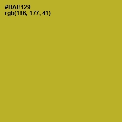 #BAB129 - Lemon Ginger Color Image