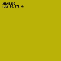 #BAB206 - Sahara Color Image