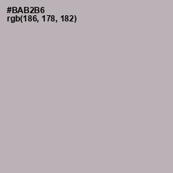 #BAB2B6 - Pink Swan Color Image