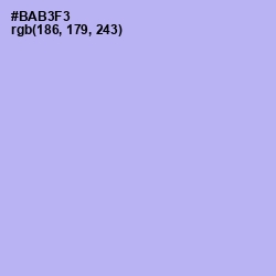#BAB3F3 - Perano Color Image