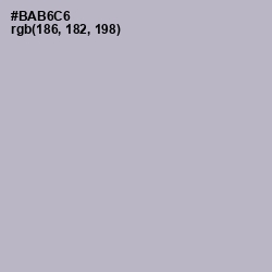 #BAB6C6 - Chatelle Color Image