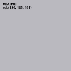#BAB9BF - Pink Swan Color Image